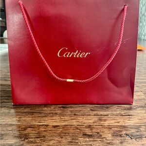 Cartier Deep Red Luxury Bag